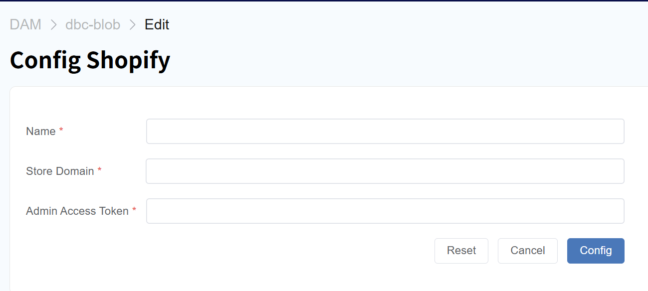 这张图片是关于BMS DAM模块的图片配置一体化平台的使用操作页面