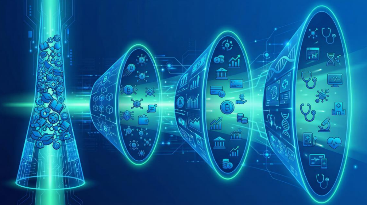 Industry Concentration Comparison: Education is most competitive; Healthcare and CRM/SaaS are most welcoming to new entrants