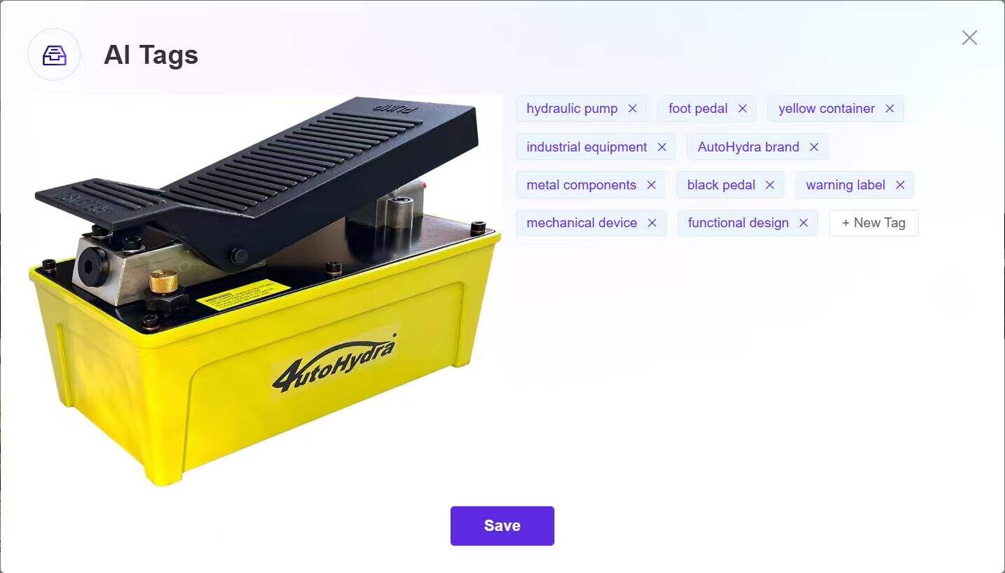 图片展示了我们SEO AI Tags详情页面