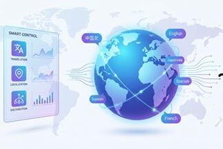 Global content operations management interface supporting multilingual content generation, unified distribution, and global operations collaboration