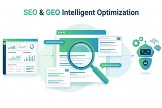 Intelligent optimization feature demonstration supporting search engine optimization and global content exposure enhancement