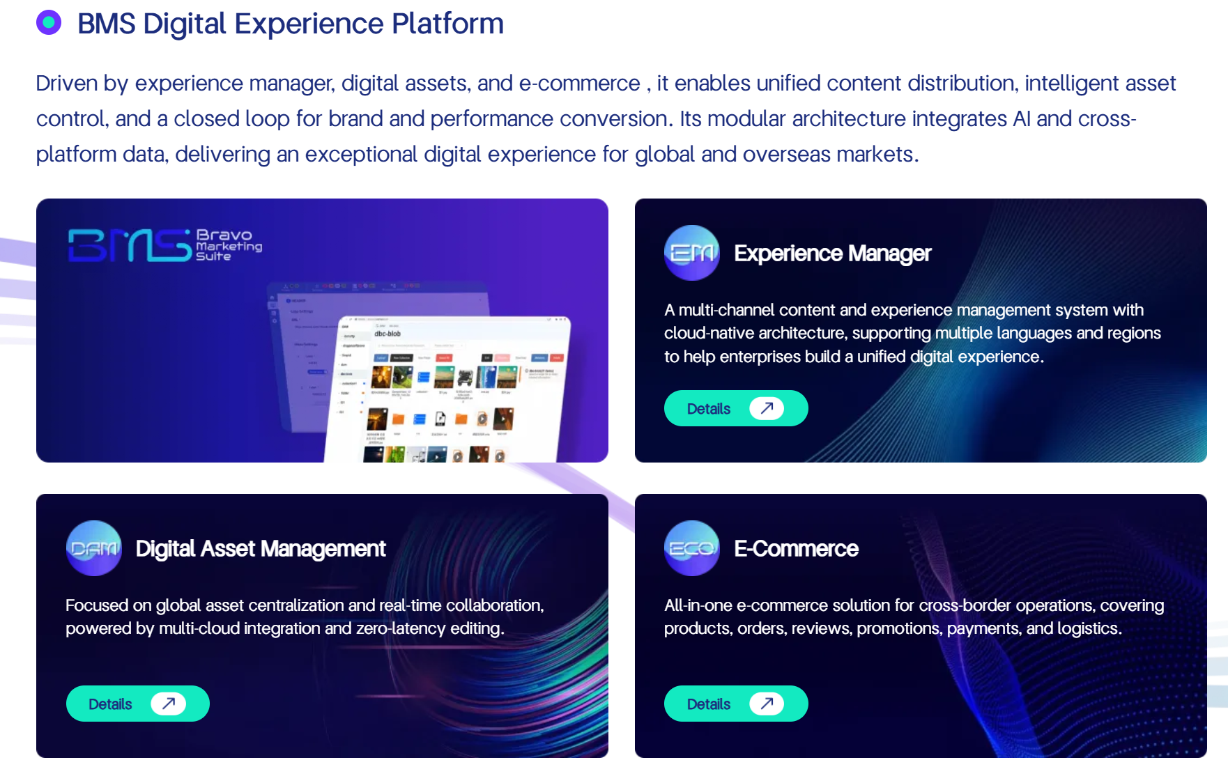 This image shows the three-core driving advantages of BMSDXP.