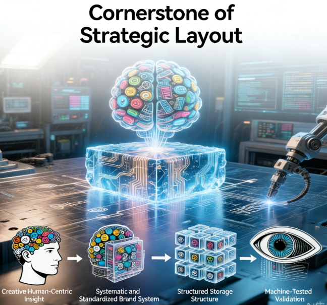 This image illustrates the value of the foundation of strategic layout