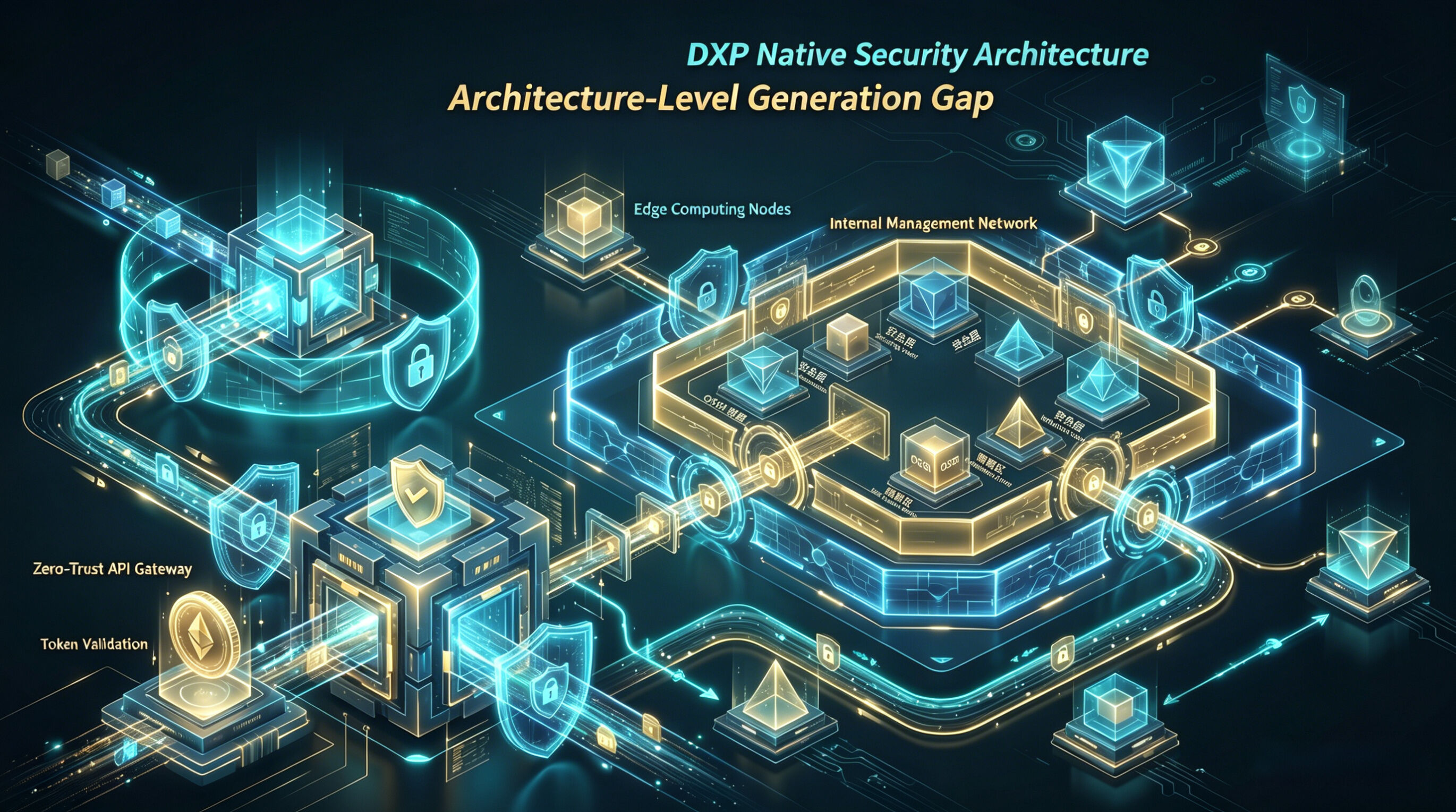 The image shows a modular headless architecture