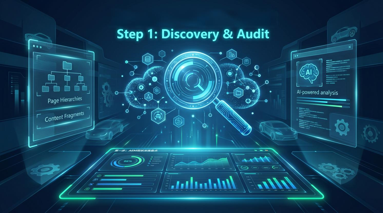 Image illustrating Step One: In-Depth Inventory of Current AEM State
